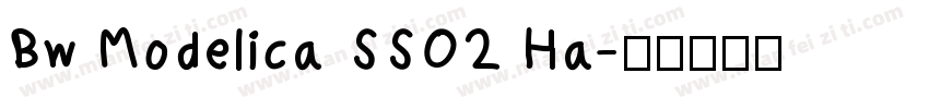 Bw Modelica SS02 Ha字体转换
